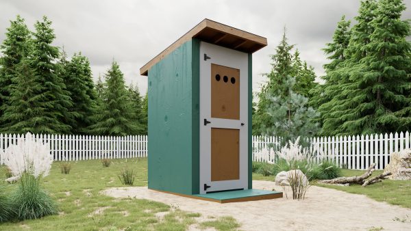Outdoor Toilet Shed 677