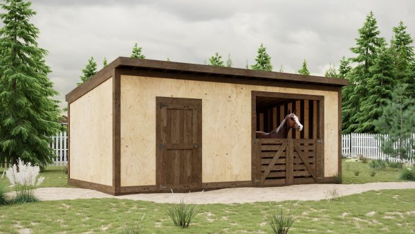 Horse Barn Plans 703
